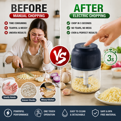 🔥50% off on the last day🔥| 😩 Still Chopping Garlic by Hand? This Kitchen Gadget Does It in 3 Seconds2