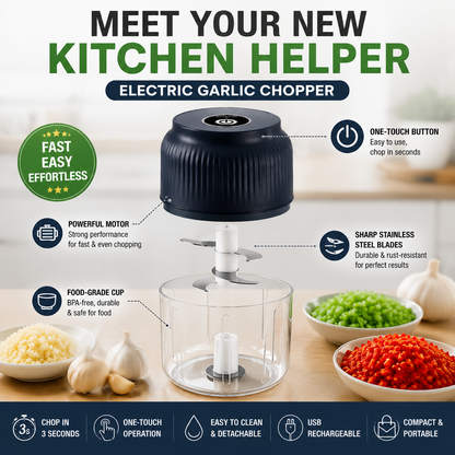 🔥50% off on the last day🔥| 😩 Still Chopping Garlic by Hand? This Kitchen Gadget Does It in 3 Seconds2